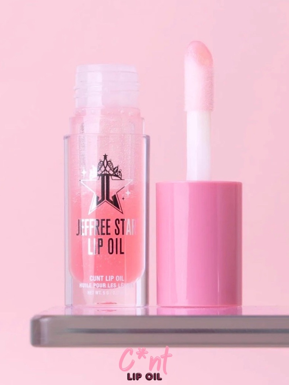 Jeffree Star | ‘C*nt’ Lip Oil | NiB sheer pink tint w sweet Star-berry flavor
